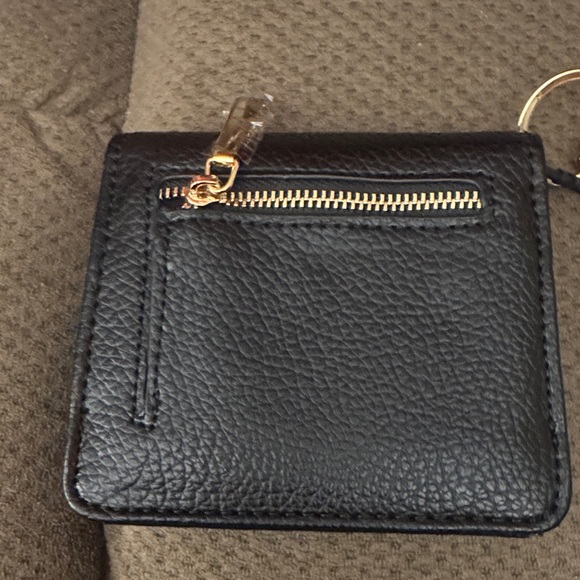 Steve Madden Black Faux Leather Small Wallet - Picture 3 of 5